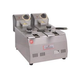 SILVER FRITÖZ ÇIFT SEPETLI 3+3 LT.