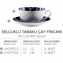 DEEP BLUE DESENLI CAY FINCANI 10 CM