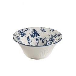 DEEP BLUE CICEKLI BOL KASE 22 CM