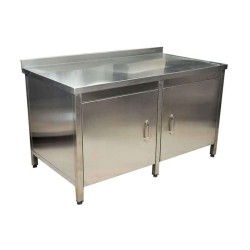 DOLAPLI SÜRGÜ KAPAKLI TEZGAH 200X60X85