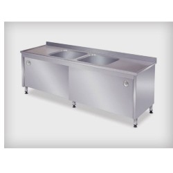 ÇIFT EVYELI DOLAPLI TEZGAH 160X70X85