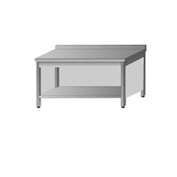 ETRAFI KAPALI TABAN RAFLI TEZGAH 70X70X85