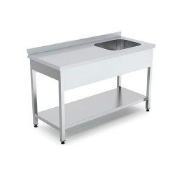 TEK EVYELI TABAN RAFLI TEZGAH  240X70X85