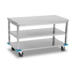 HAREKETLI TABAN VE ARA RAFLI TEZGAH 225X60X85